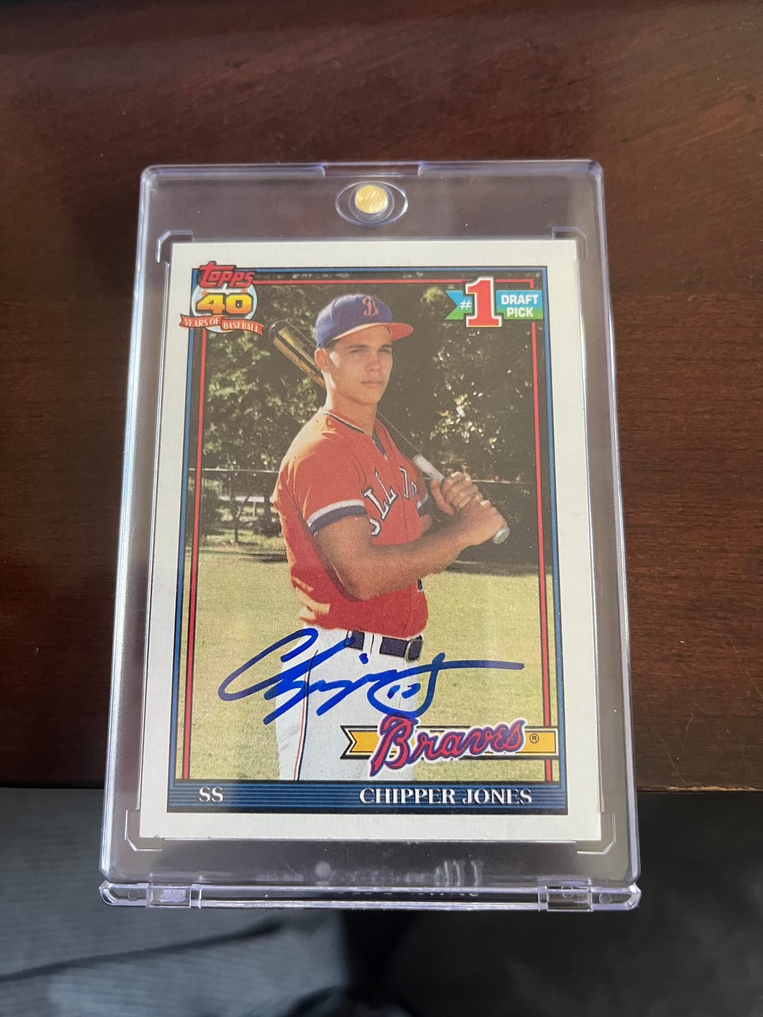 Customer photo review of Chipper Jones Autograph Signing