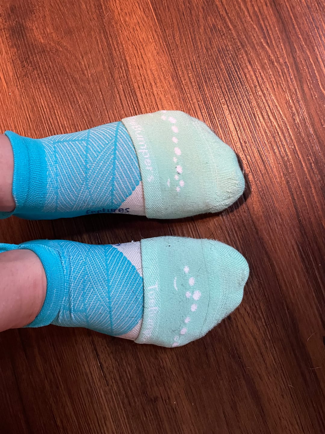 Customer photo review of Women's Running Toe-Cushioning Sock (Two-Pack)