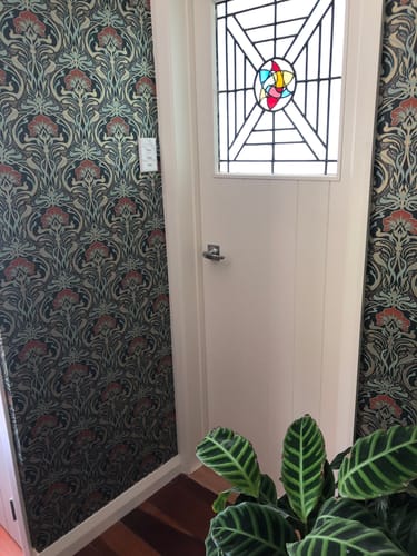 Customer photo review of Flora Art Deco Wallpaper