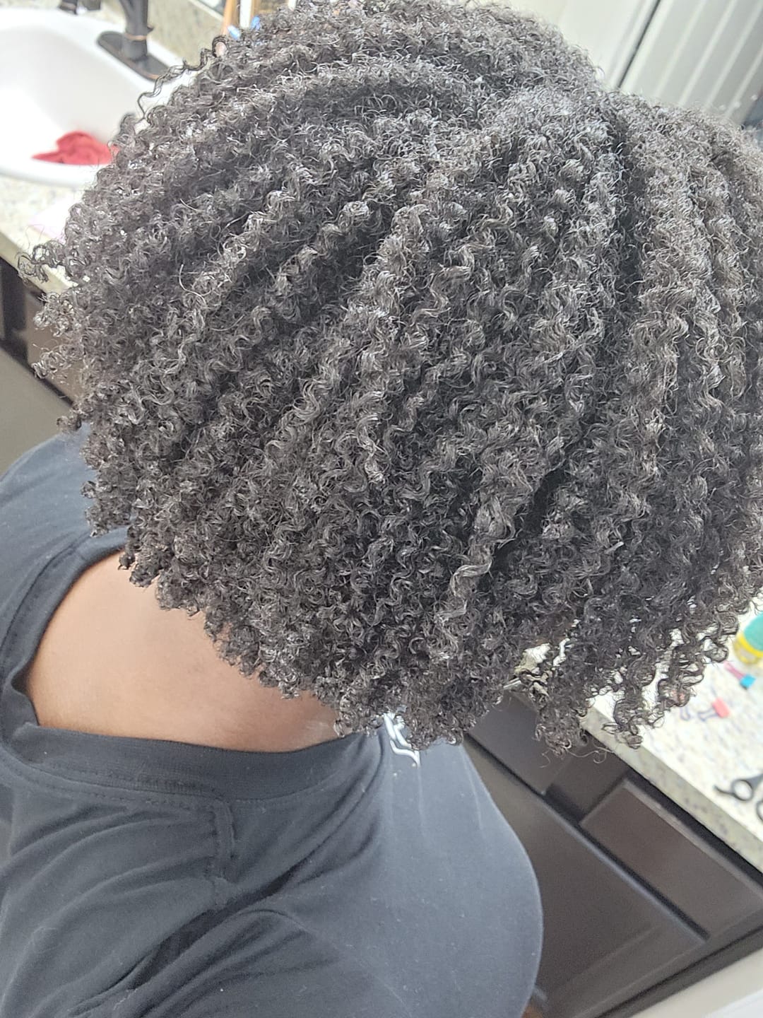 Customer photo review of Sculpting Jelly - Anti Frizz - Luscious Lotus
