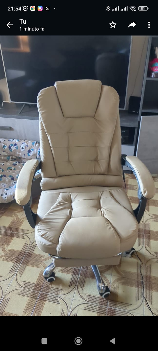 Customer photo review of Sedia Poltrona Massaggiante
