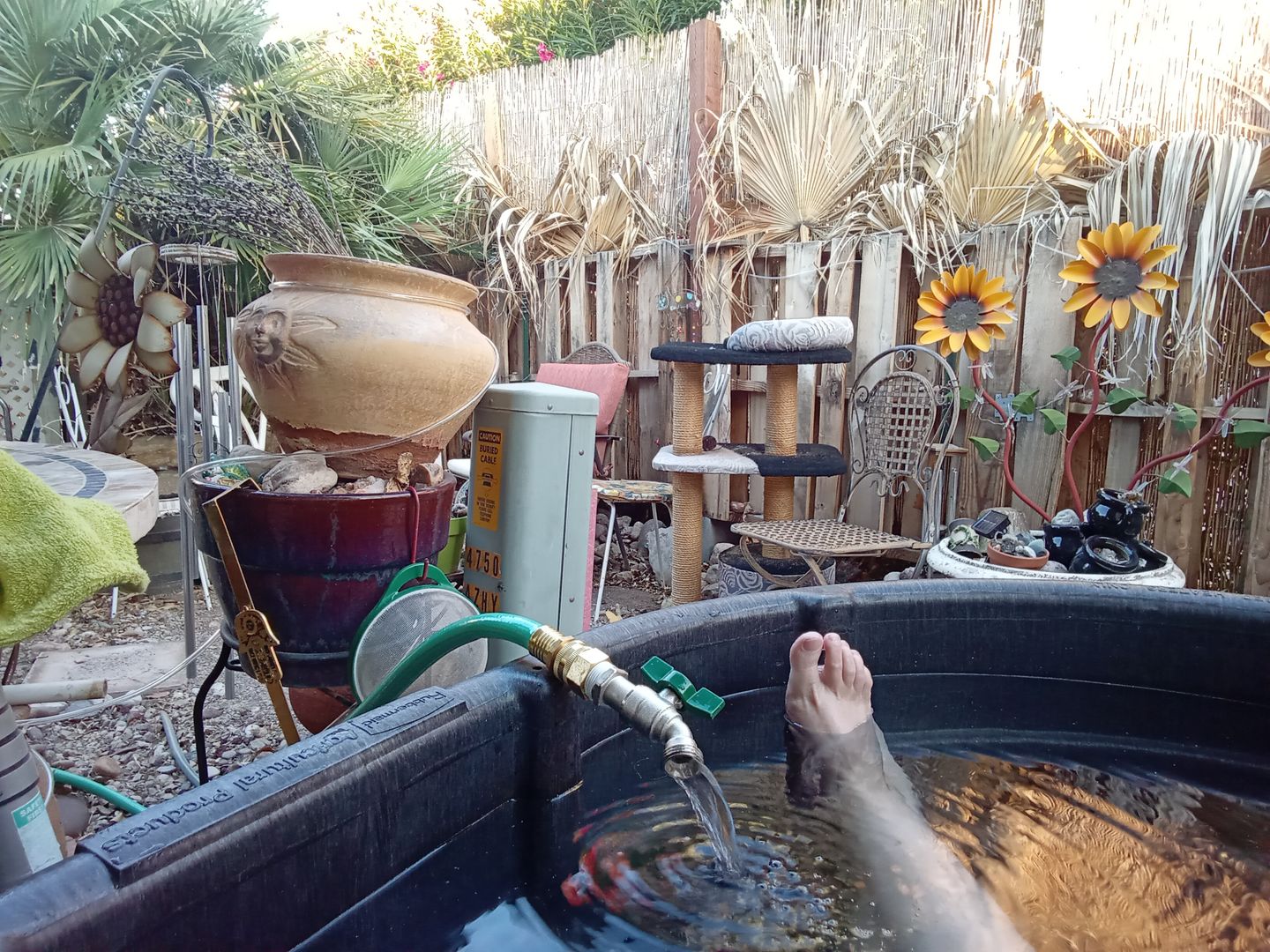 Customer photo review of Portable Tankless Water Heater, Camplux 1.58 GPM Outdoor Propane Hot Water Heater with S/S Rain Cap