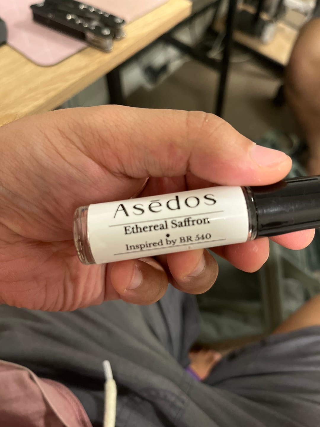 Customer photo review of ETHEREAL SAFFRON PERFUME OIL
