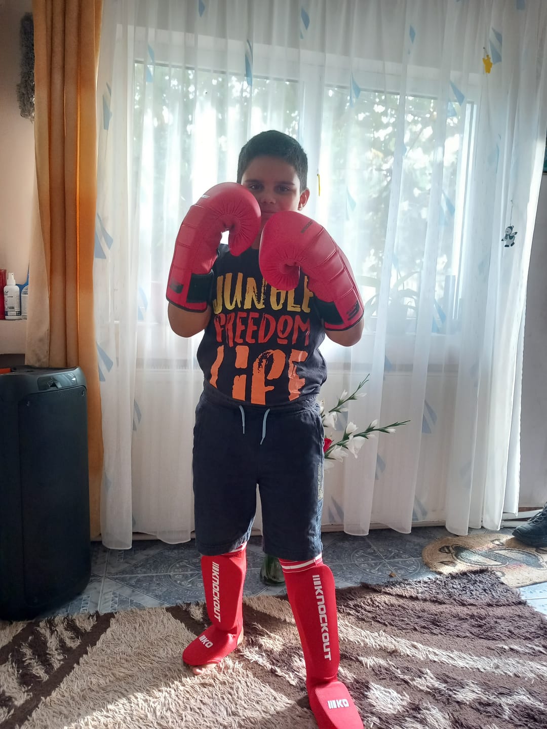 Customer photo review of Tibiere Kickbox Knockout Ciorap Copii Mici
