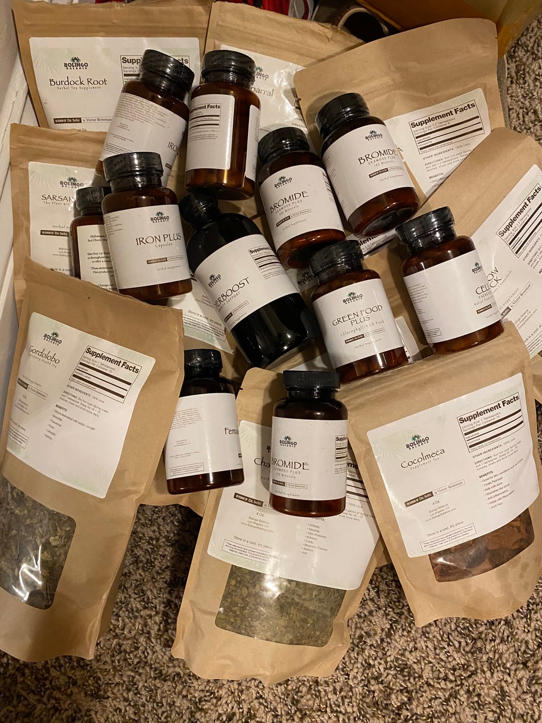 Customer photo review of VALERIAN ROOT HERBAL TEA