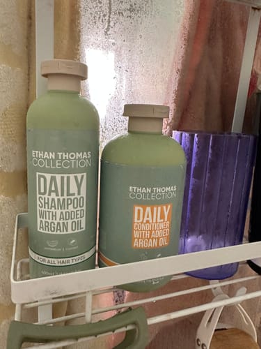 Customer photo review of Ethan Thomas Daily shampoo & conditioner duo