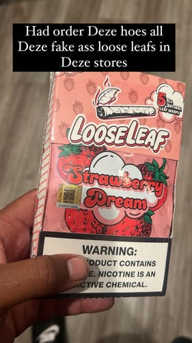 Customer photo review of Strawberry Dream LooseLeaf Wraps (40 Count)