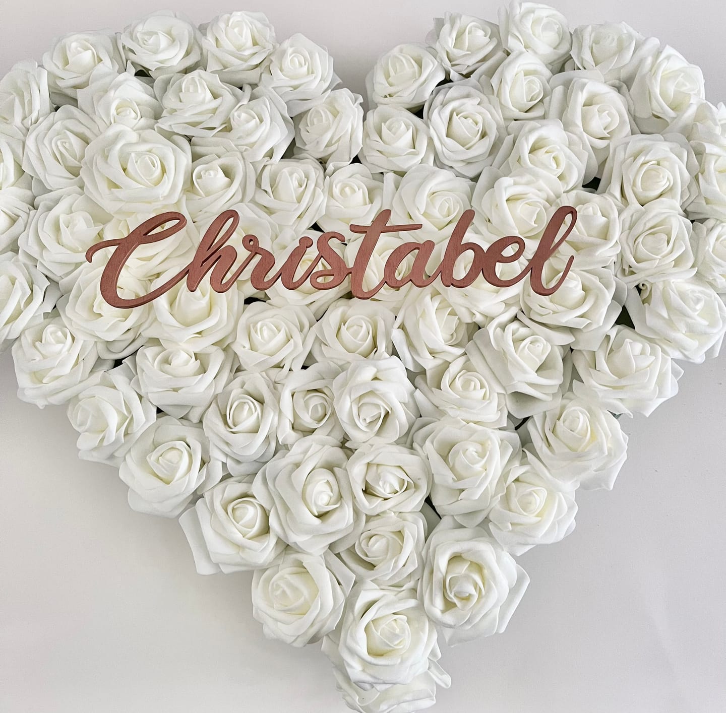 Customer photo review of Script Font Custom Name Wood Cutout - Baby Nursery - Decor - DIY - up to 48 Wide"
