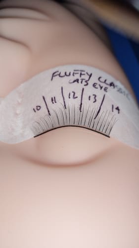 Customer photo review of Online Eyelash Extension Course (Classic, Hybrid & Volume)