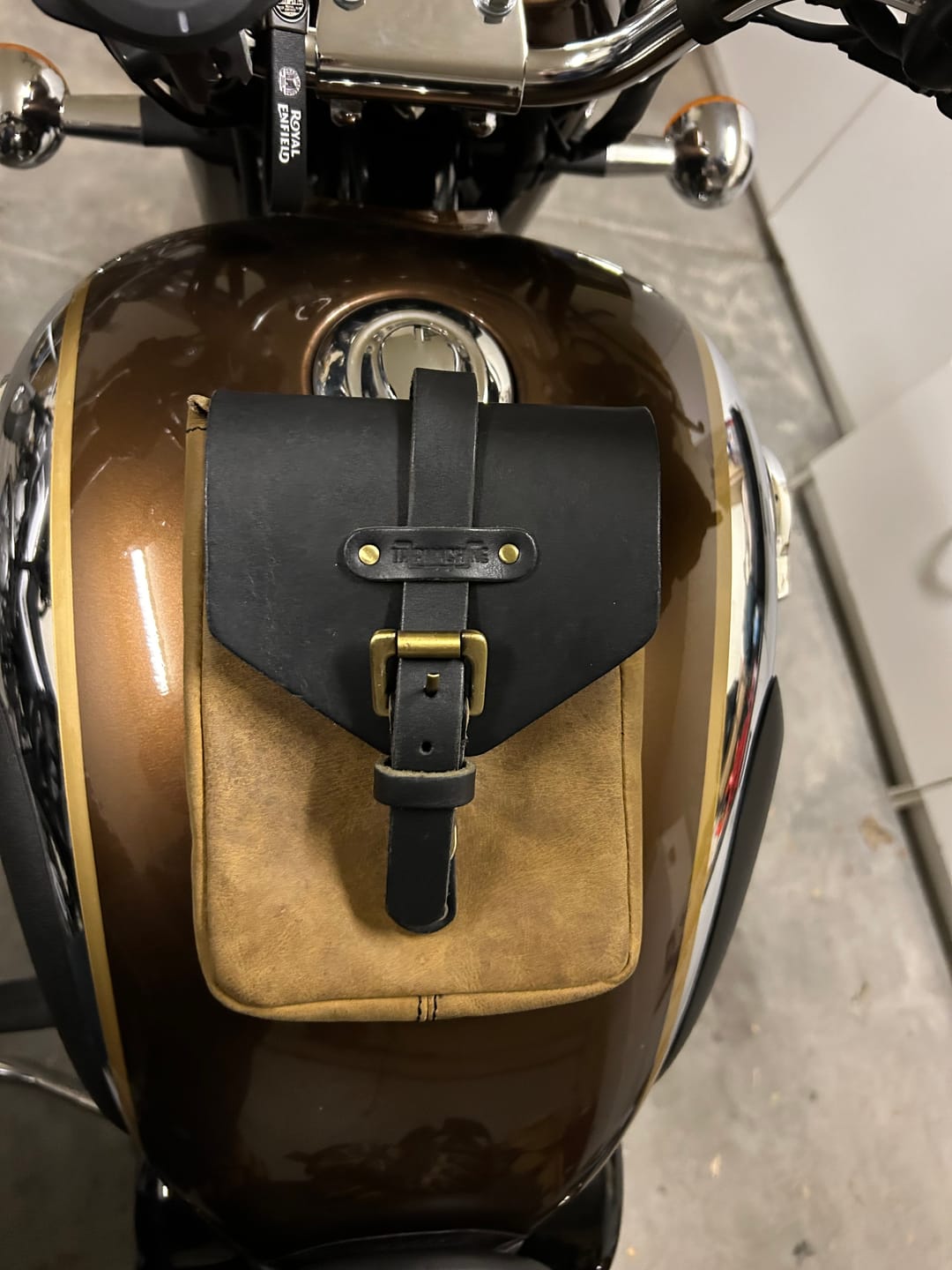 Customer photo review of tank pouch