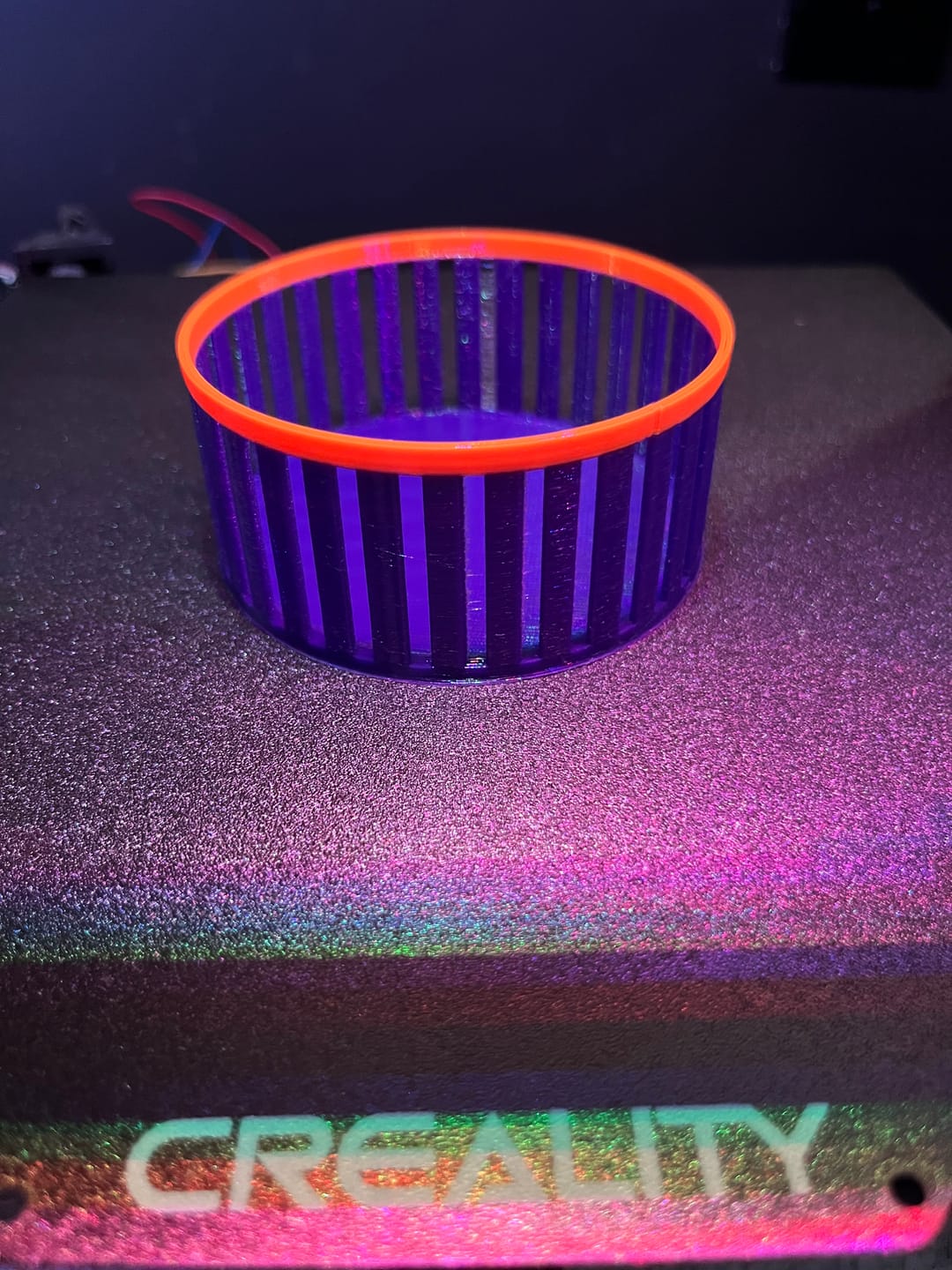 Customer photo review of Violet PETG Filament 1.75mm