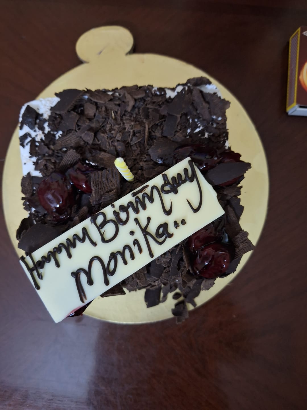 Customer photo review of German Black Forest Cake