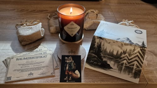 Customer photo review of Waldluft Kerze (🌲)