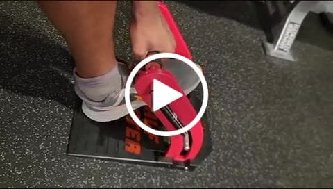 Customer video review of Calf Buster