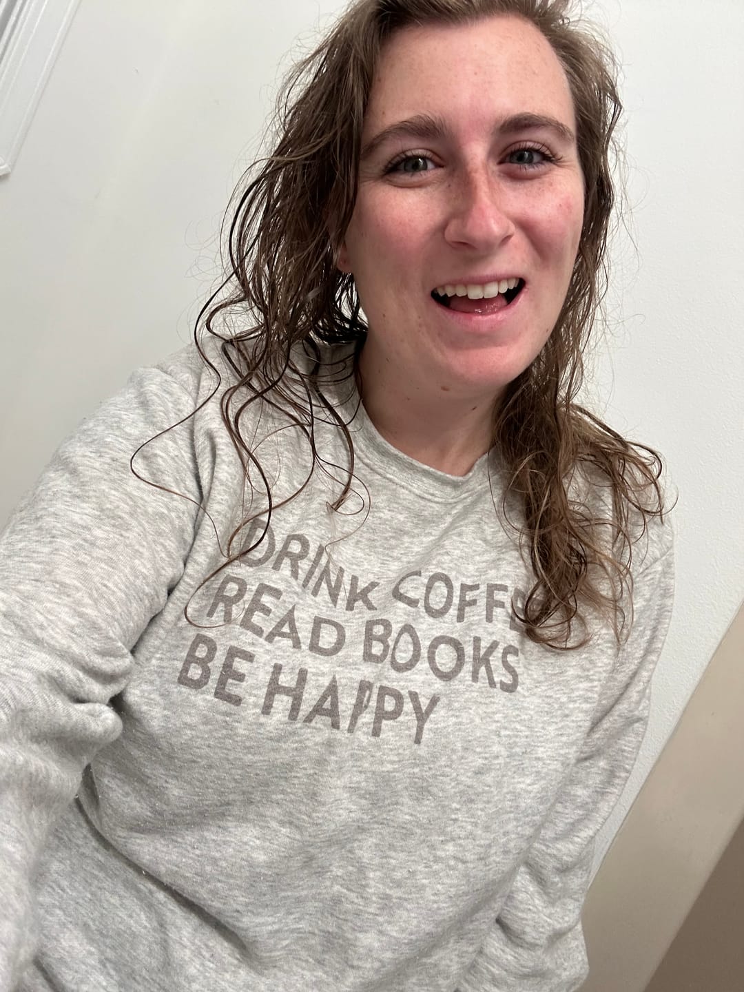 Customer photo review of Drink Coffee Read Books Be Happy
