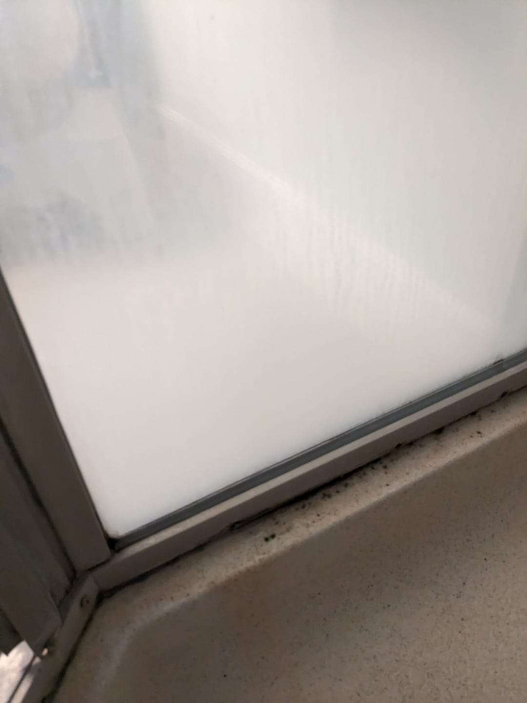 Customer photo review of GLASSGUARD™ Glass Stain & Mold Remover Kit