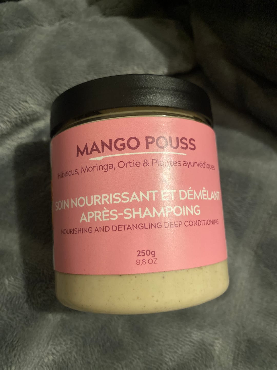 Customer photo review of Soin nourrissant et démêlant après-shampoing - POUSS