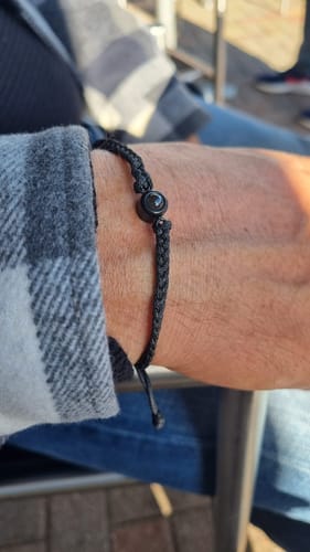 Customer photo review of Personalisiertes Fotoarmband | Fotoprojektion