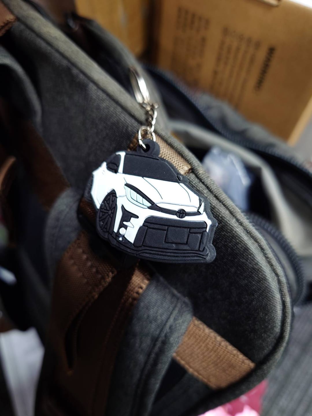 Customer photo review of Toyota GR Yaris Rubber Key Ring