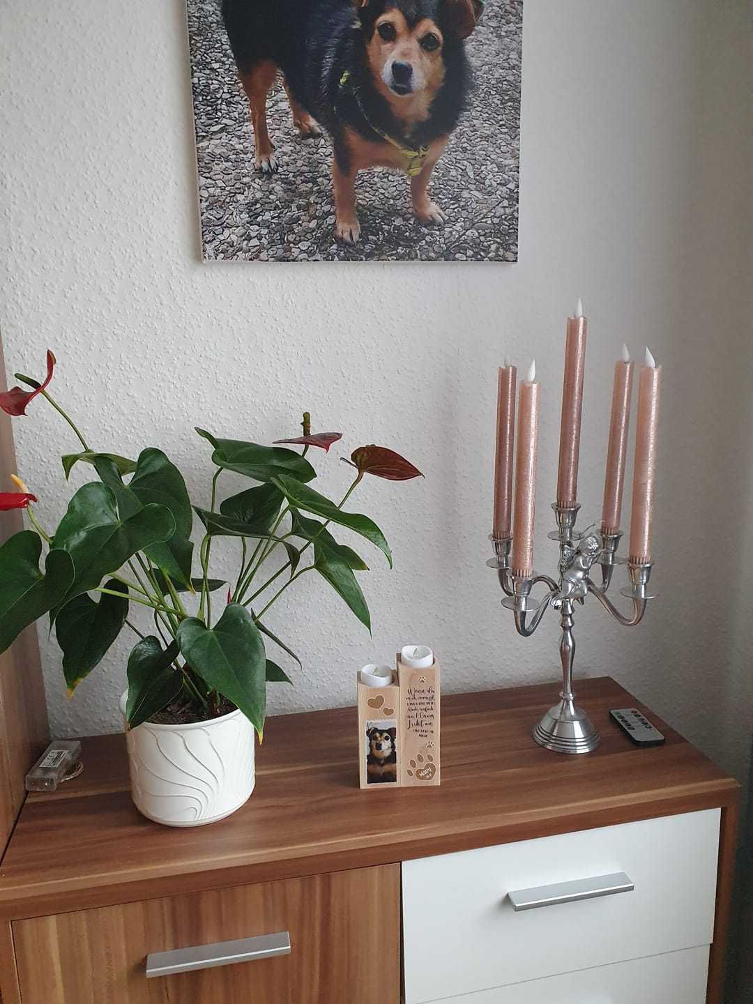 Customer photo review of Wenn du mich vermisst - Individueller Teelichthalter