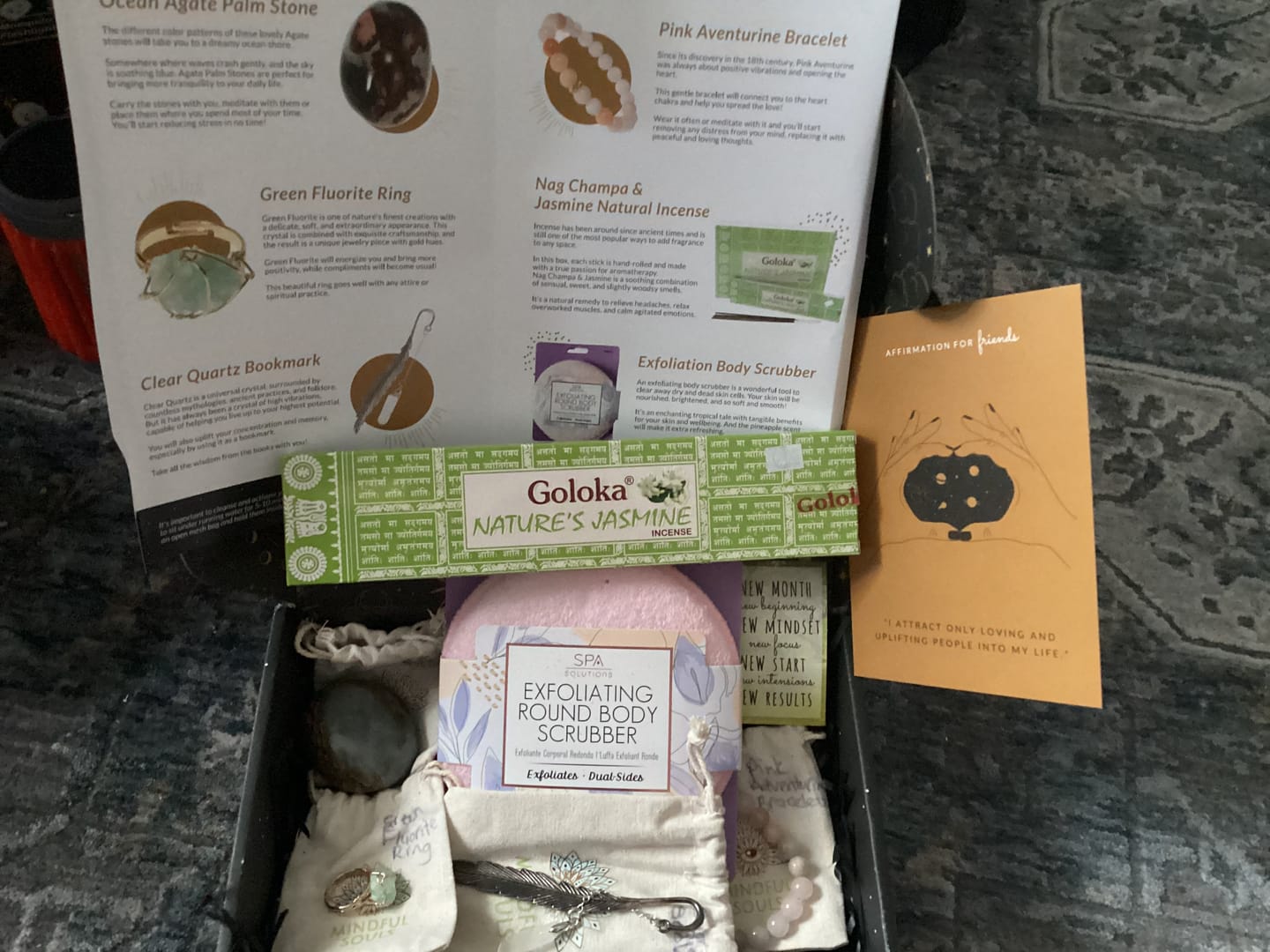 Customer photo review of Mindful Subscription Box 12