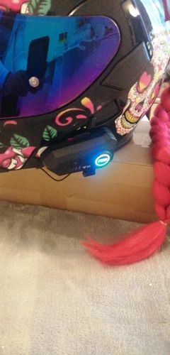 Customer photo review of Motarcom - L'intercom moto haut de gamme et abordable