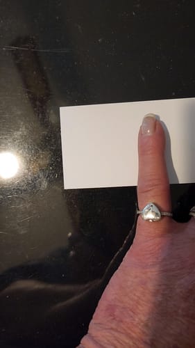 Customer photo review of Guardian Angel Urn Ring