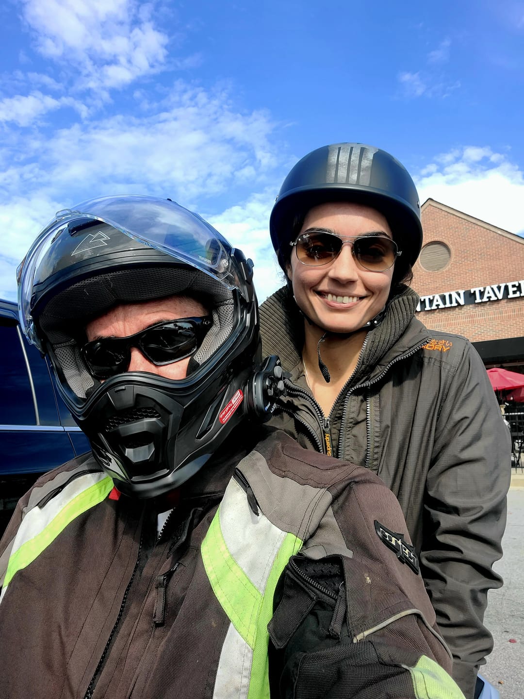 Customer photo review of Smallest & Lightest DOT Open Beanie Helmet - Punisher Style