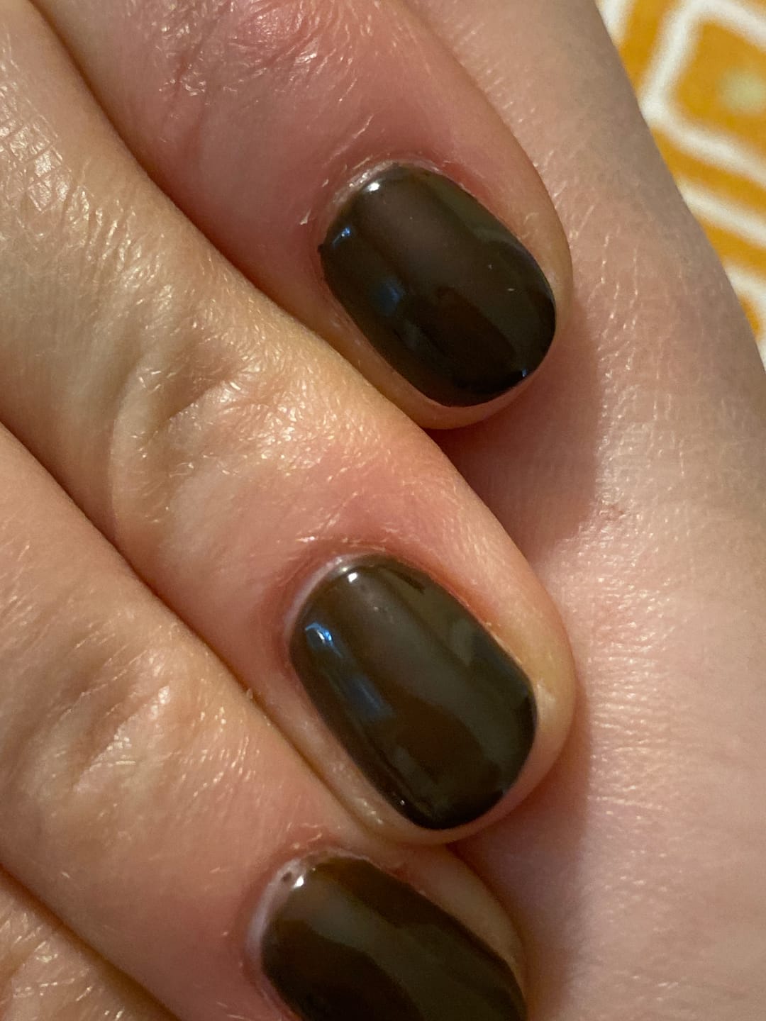 Customer photo review of Smalto Semipermanente LCI -  Cioccolato