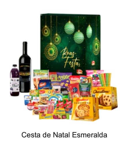 Customer photo review of Cesta de Natal Esmeralda