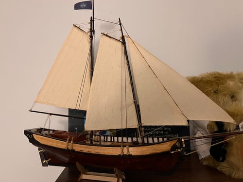 Reseña con foto de un cliente sobre Maqueta Barco Polaris Starter Pack