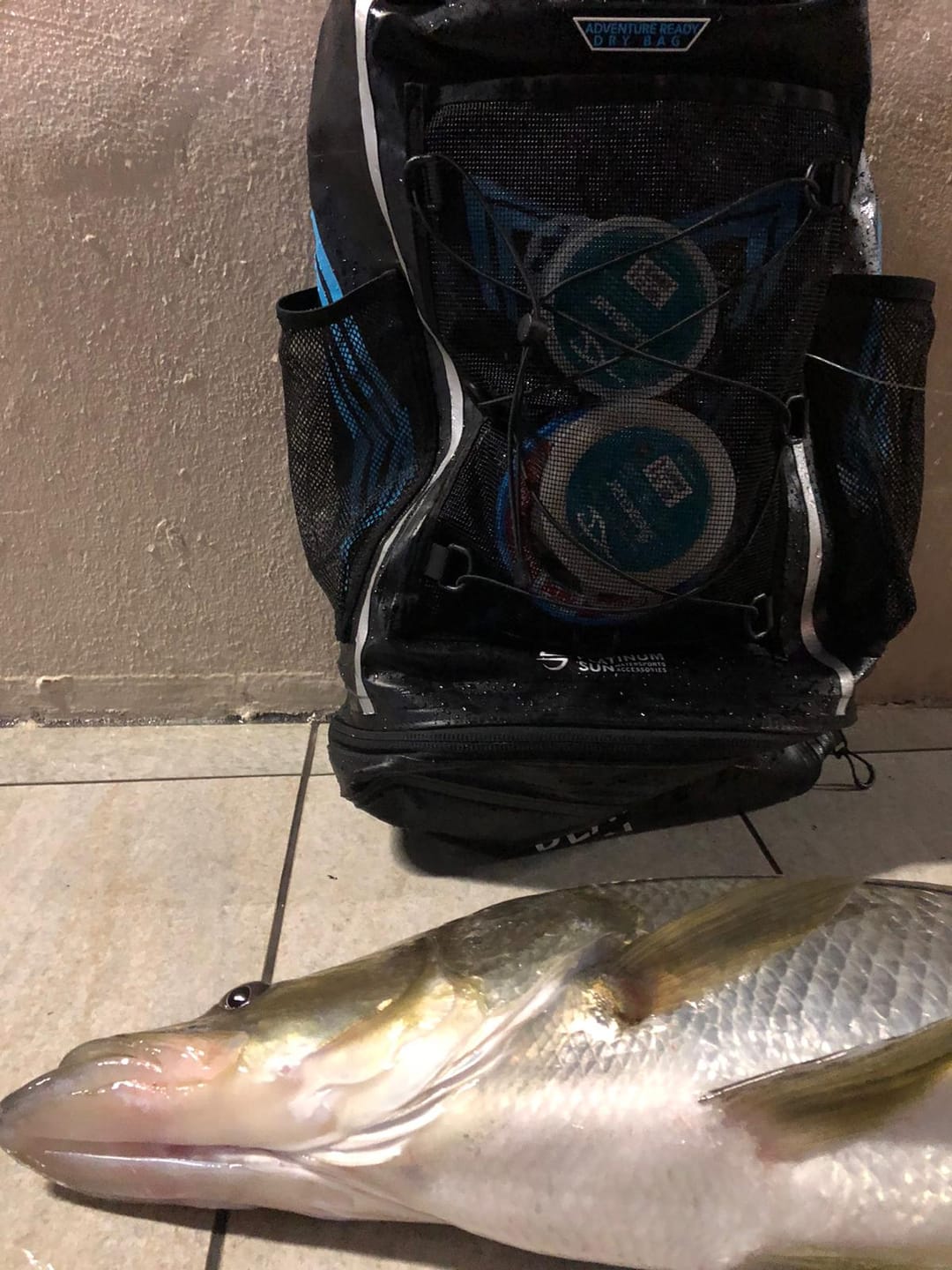 Customer photo review of Waterproof Dry Bag Backpack with extendable bottom compartment