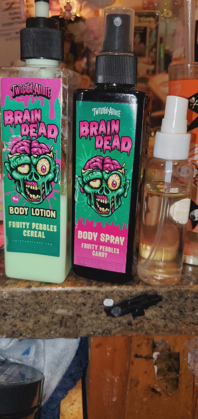 Customer photo review of Brain Dead Body Lotion (Fruity Pebbles Cereal)