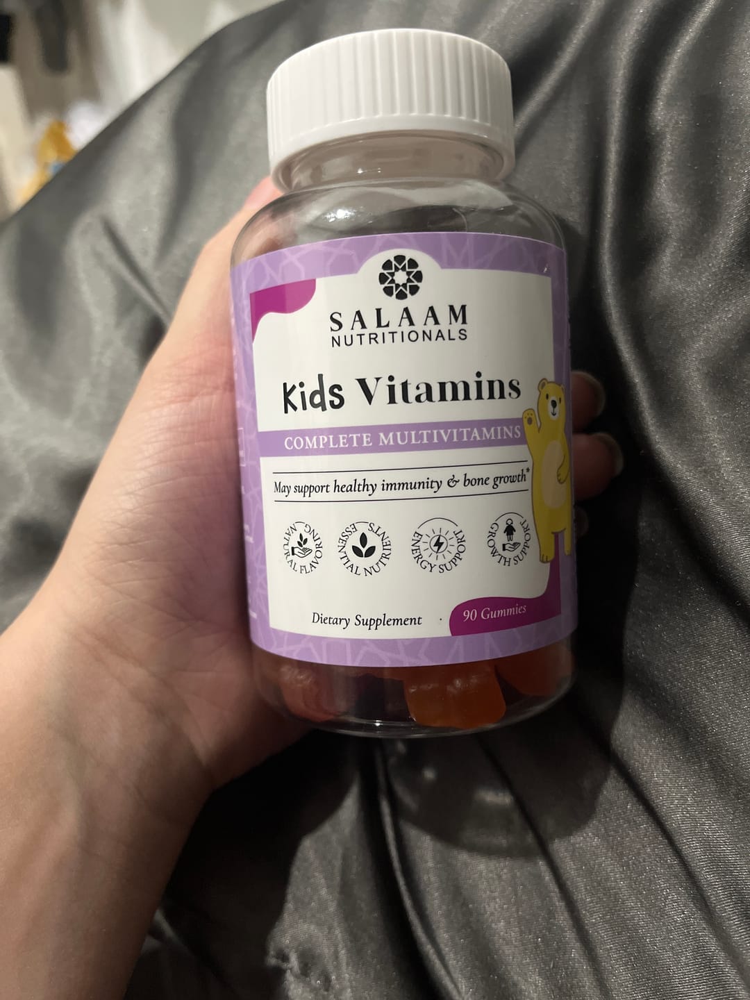 Customer photo review of Kids Gummy Multivitamins (90 count)