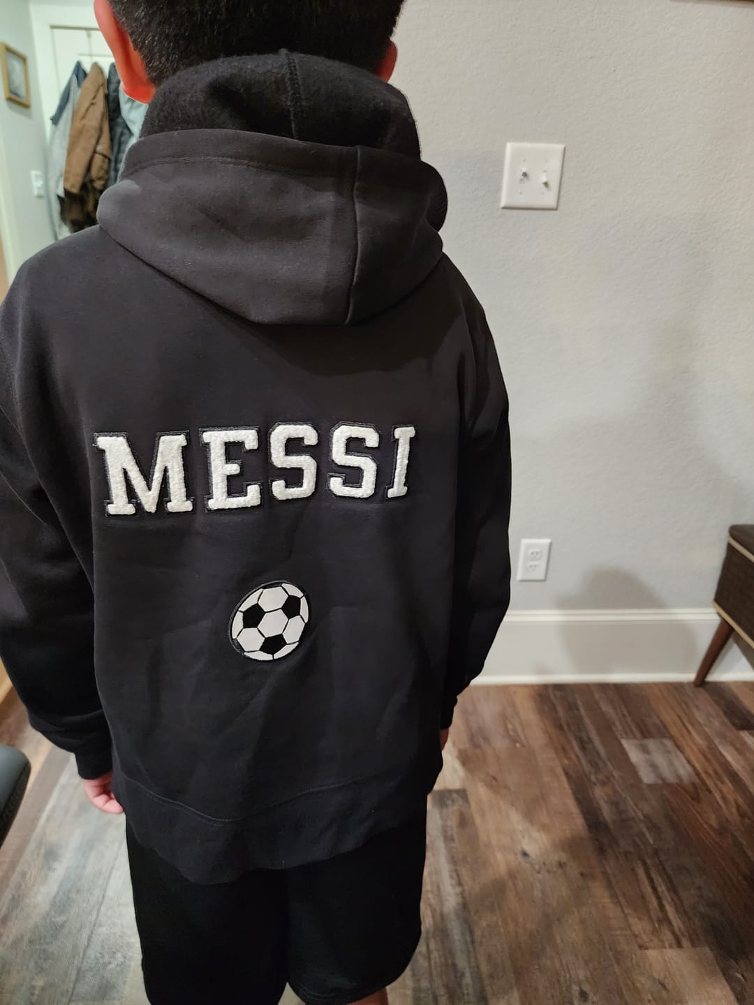 Customer photo review of Kids Zip Hoodie