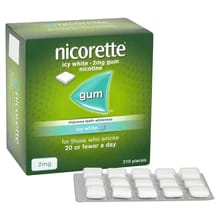 Customer photo review of Nicorette Icy White Gum 2mg 210 Pieces