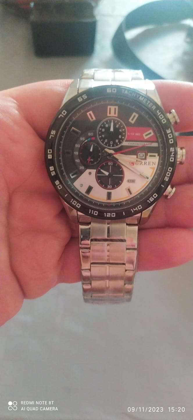 Customer photo review of Curren Bucarest® orologio uomo acciaio