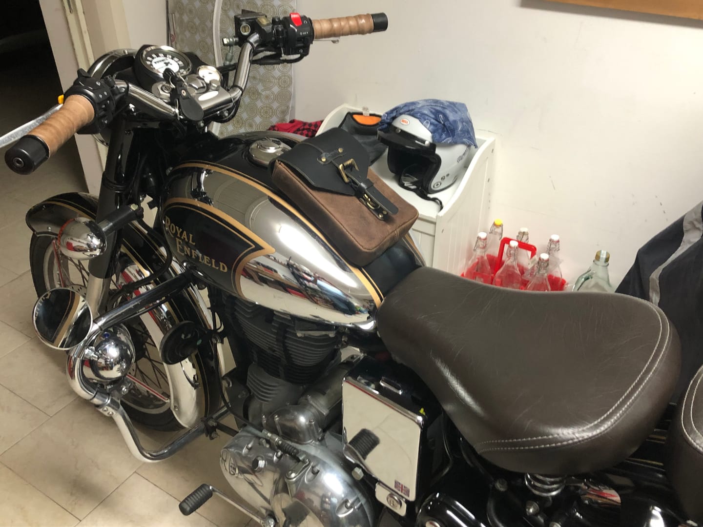 Customer photo review of tank pouch