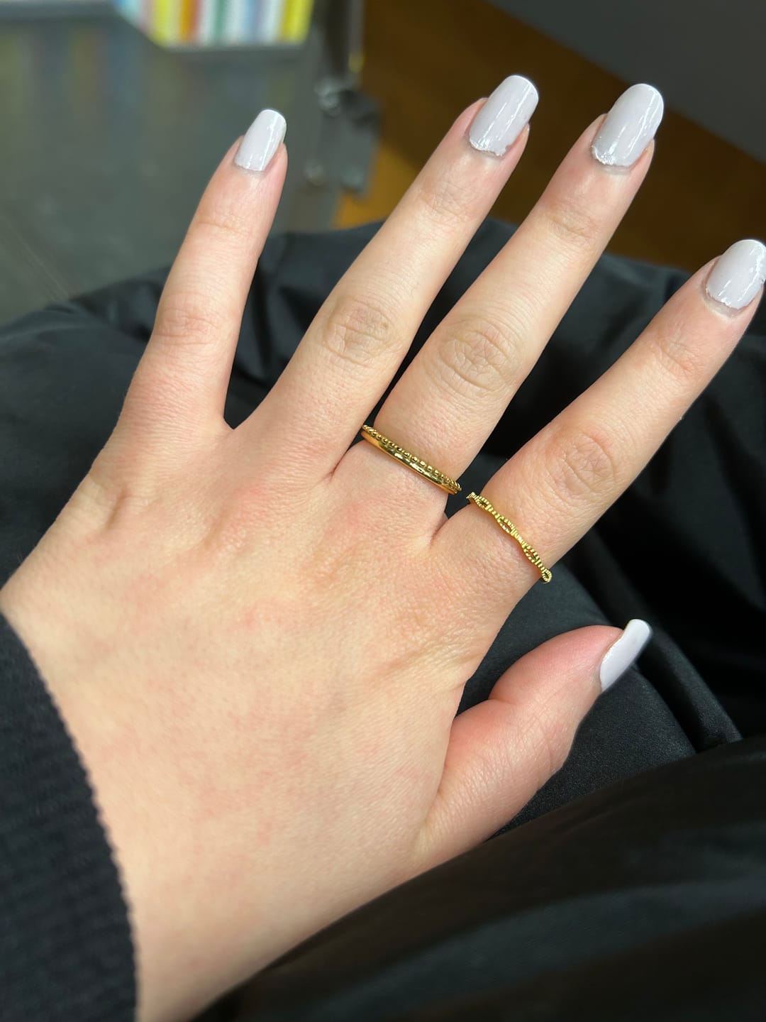 Customer photo review of Classic Letter Halskette | 18K vergoldet