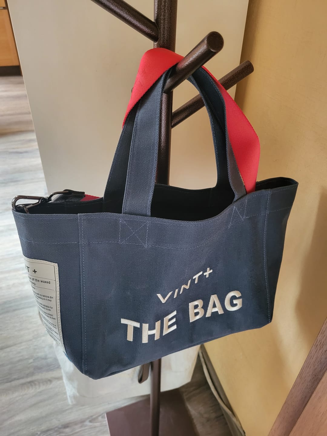 Customer photo review of CANVAS BAG - SMALL - DENIM BLAU