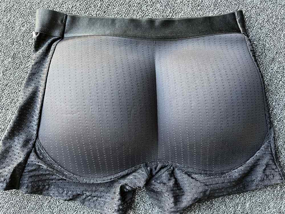 Customer photo review of Men’s Sculpting Butt Lifter Shaper Trunks
