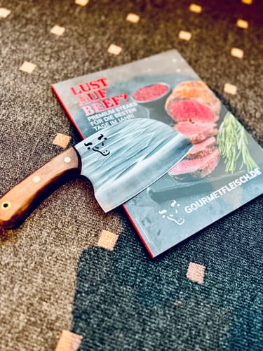 Customer photo review of Handgeschmiedetes Kochmesser - Ergonomic