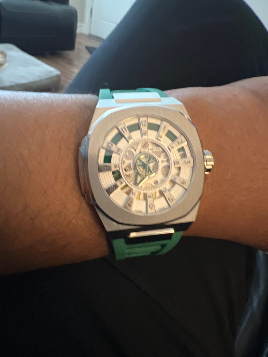 Customer photo review of M3S-green-rubber