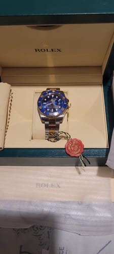 Customer photo review of Top Replica Rolex Submariner Two Tone 116613LB