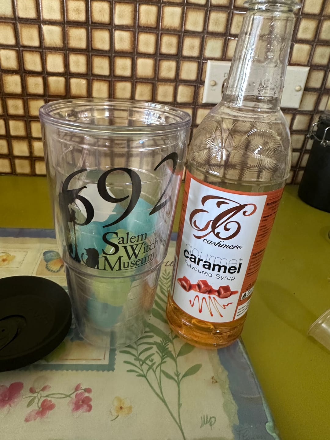 Customer photo review of Caramel Coffee Syrup
