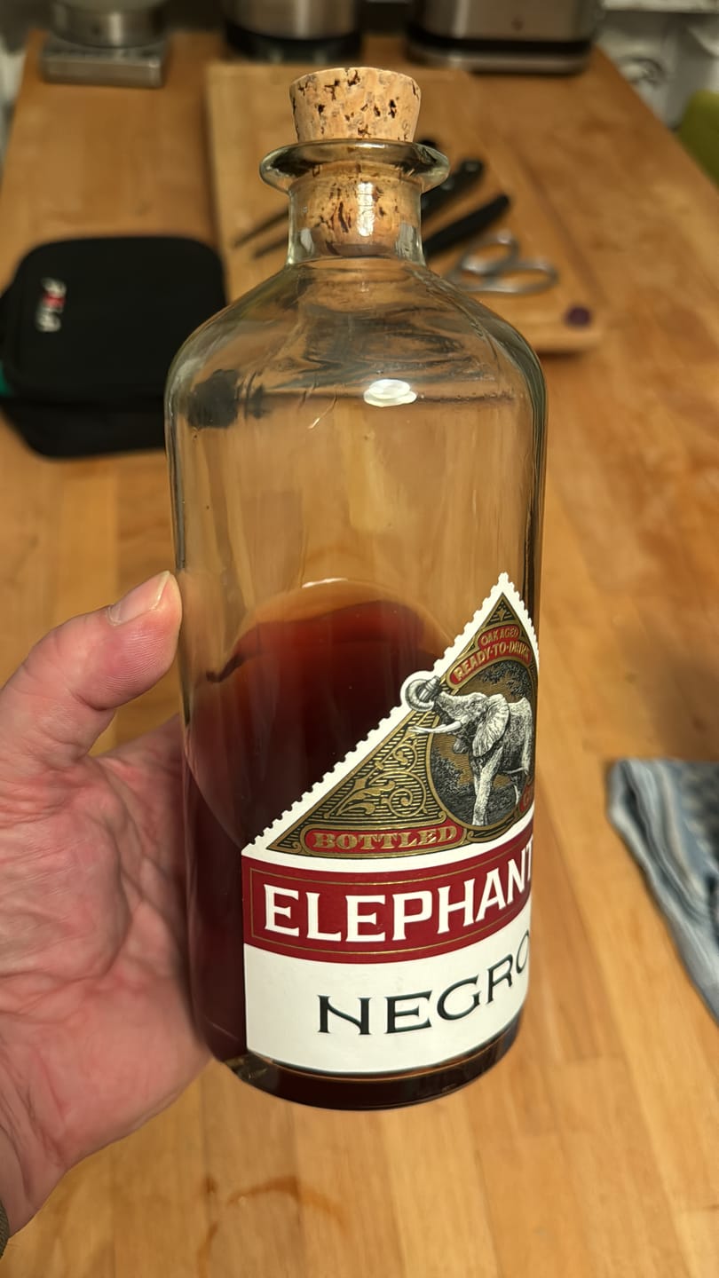 Customer photo review of NEU: Elephant Gin Negroni 700ml - Ready-to-drink