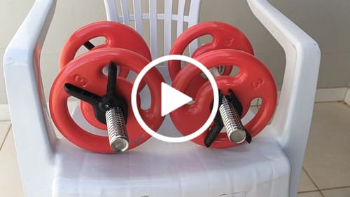 Customer video review of Anilha 3kg Emborracha Furo 31mm