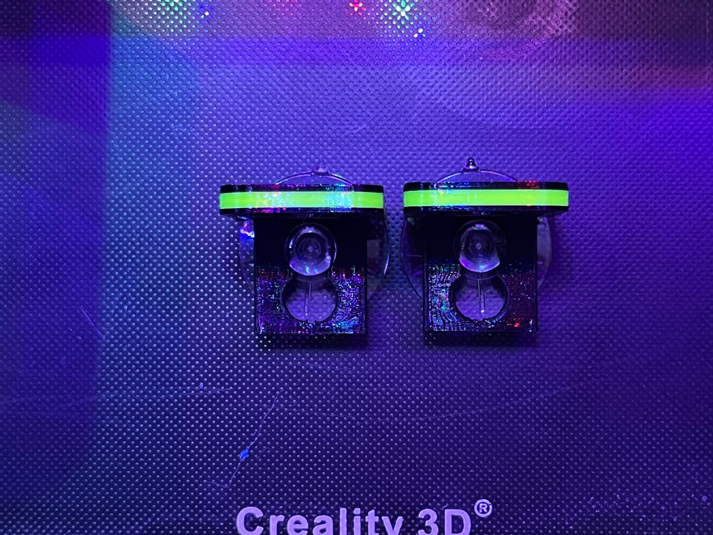 Customer photo review of Fluorescent Yellow PETG Filament 1.75mm