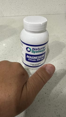 Customer photo review of Complejo de Citrato de Magnesio - 500 mg