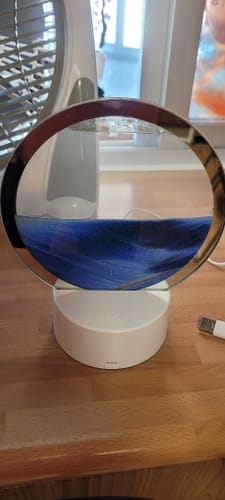 Customer photo review of LITLAMP™ - 3D Moving Sand Table Lamp